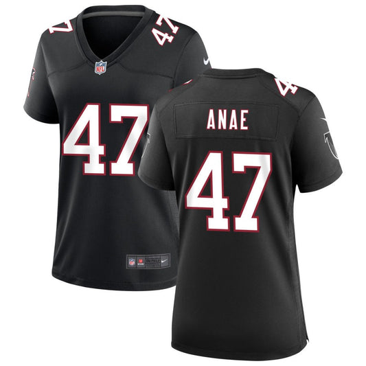 Bradlee Anae Women's Nike Black Atlanta Falcons Throwback Custom Game Jersey