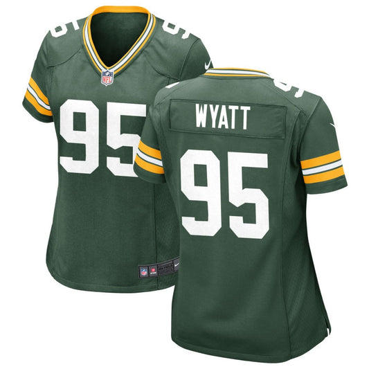 Devonte Wyatt Women's Nike Green Green Bay Packers Custom Game Jersey