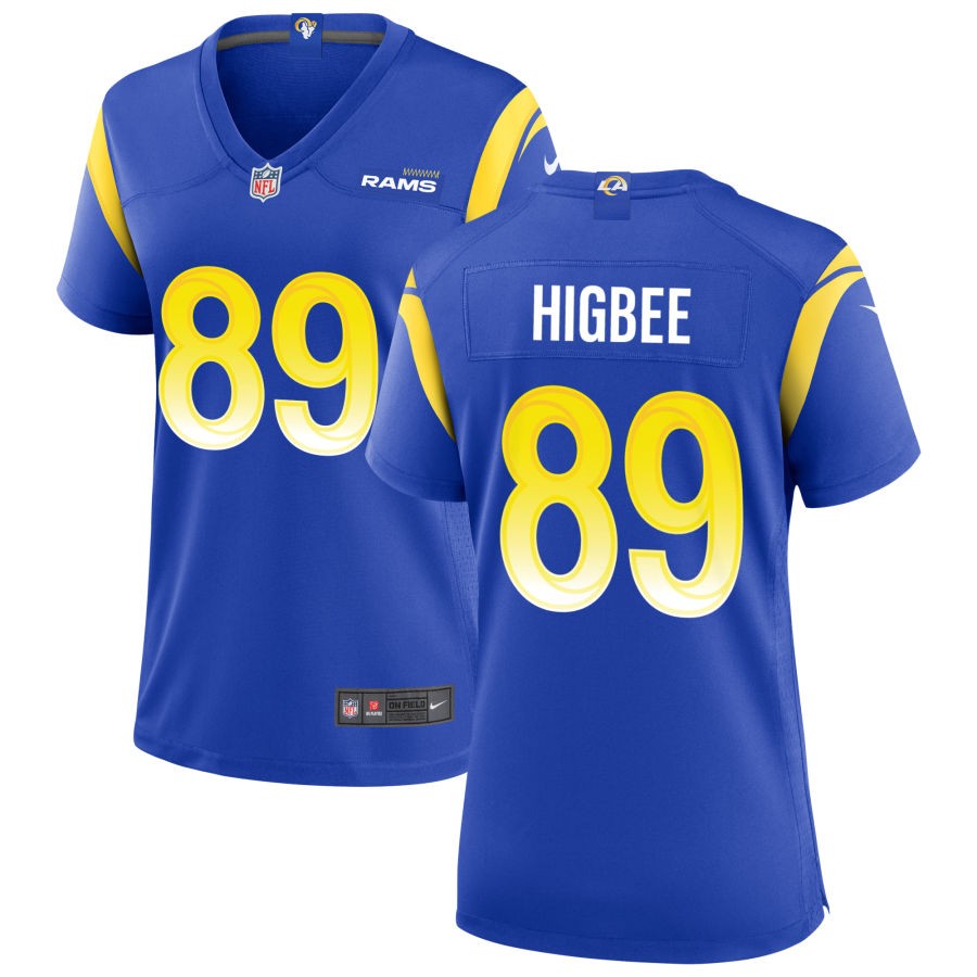 Tyler Higbee Women's Nike Los Angeles Rams Royal Custom Game Jersey