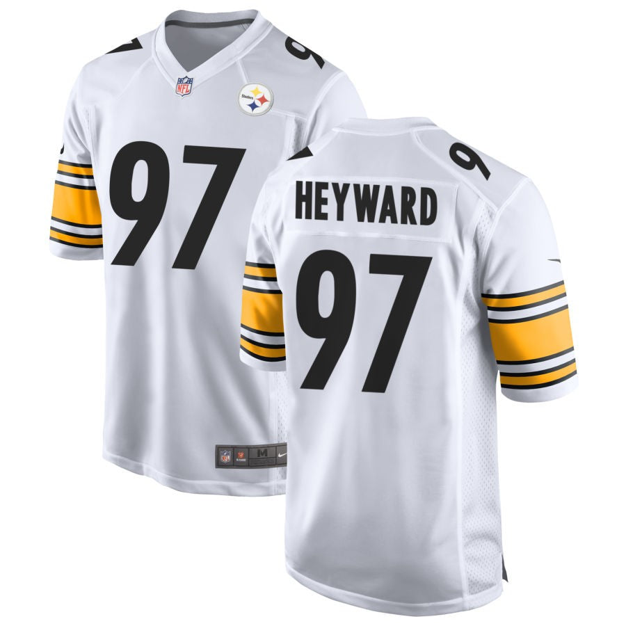 Cameron Heyward Men's Nike White Pittsburgh Steelers Game Custom Jersey