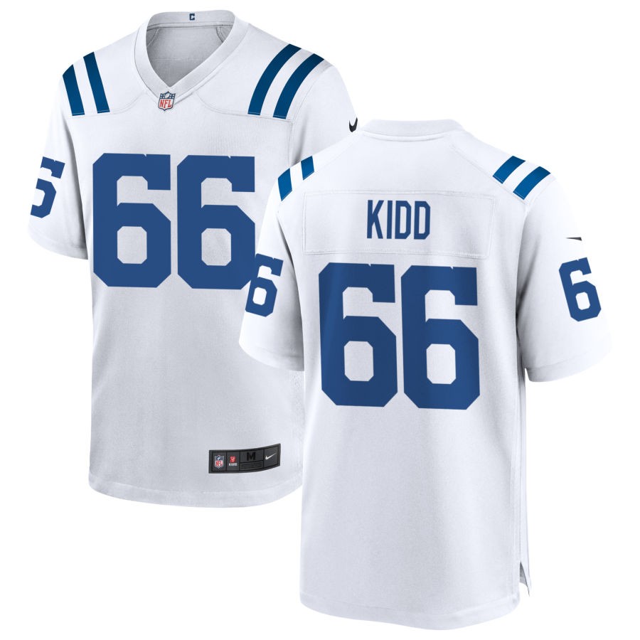 Lewis Kidd Men's Nike White Indianapolis Colts Custom Game Jersey