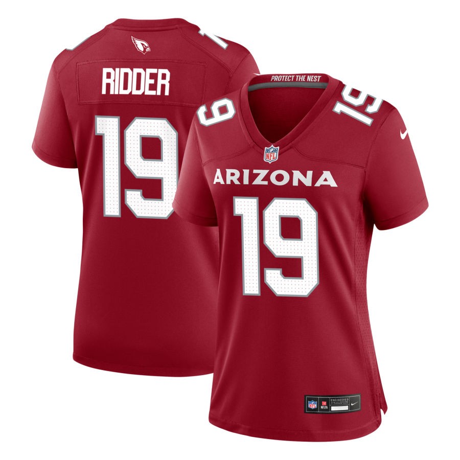 Desmond Ridder Women's Nike Cardinal Arizona Cardinals Custom Game Jersey