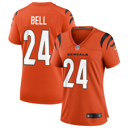 Vonn Bell Women's Nike Orange Cincinnati Bengals Alternate Game Custom Jersey