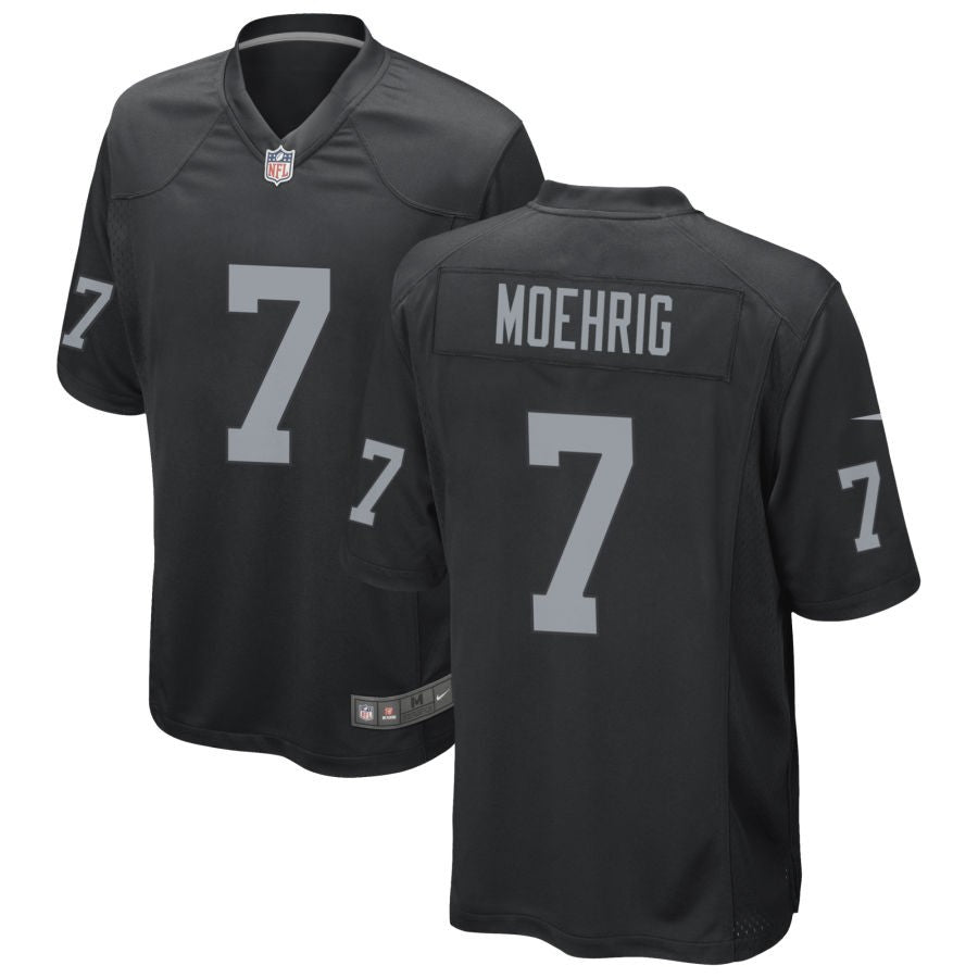 Tre'von Moehrig Youth Nike Las Vegas Raiders Black Custom Game Jersey