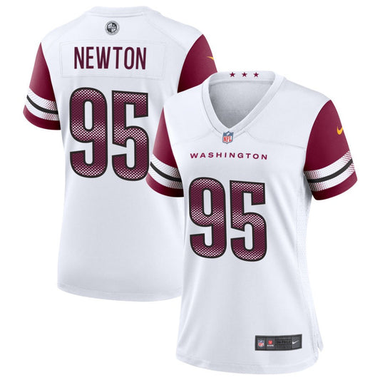 Jer'Zhan Newton Women's Nike White Washington Commanders Game Custom Player Jersey