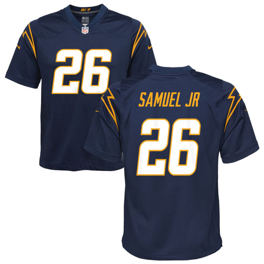 Asante Samuel Jr Youth Nike Navy Los Angeles Chargers Alternate Custom Game Jersey