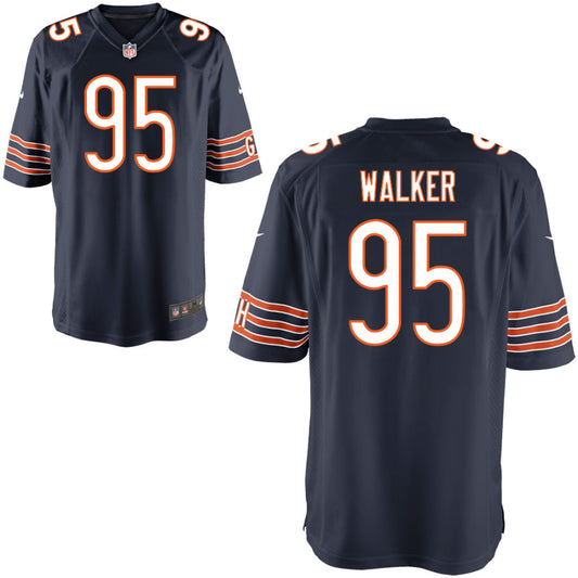 DeMarcus Walker Youth Nike Navy Chicago Bears Custom Game Jersey