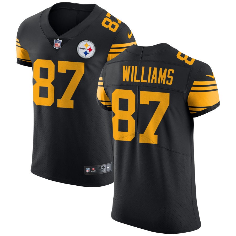 Rodney Williams Men's Nike Black Pittsburgh Steelers Vapor Untouchable Elite Custom Color Rush Jersey