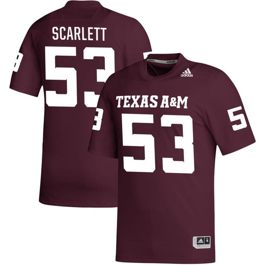 Jadon Scarlett Men's adidas Maroon Texas A&M Aggies Pick-A-Player NIL Replica Football Jersey