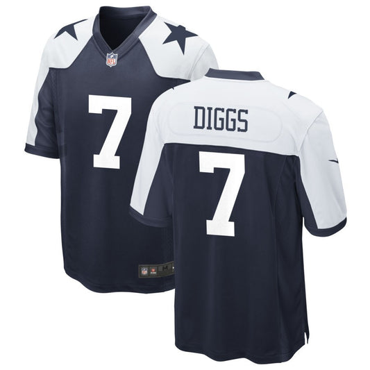 Trevon Diggs Men's Nike Navy Dallas Cowboys Alternate Custom Game Jersey