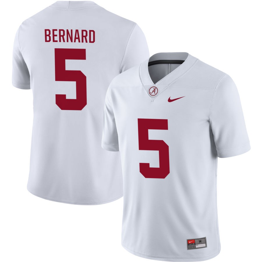 Germie Bernard Men's Nike White Alabama Crimson Tide Pick-A-Player NIL Replica Football Jersey