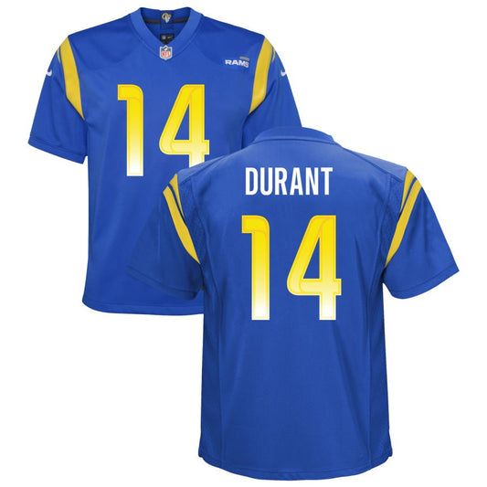 Cobie Durant Youth Nike Royal Los Angeles Rams Custom Game Jersey