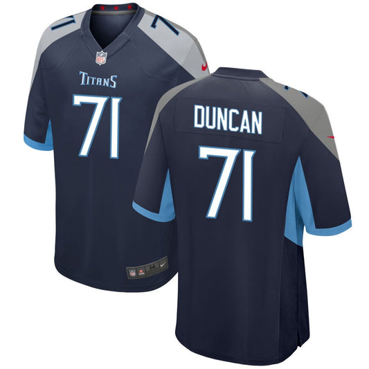 Jaelyn Duncan Men's Nike Navy Tennessee Titans Custom Jersey