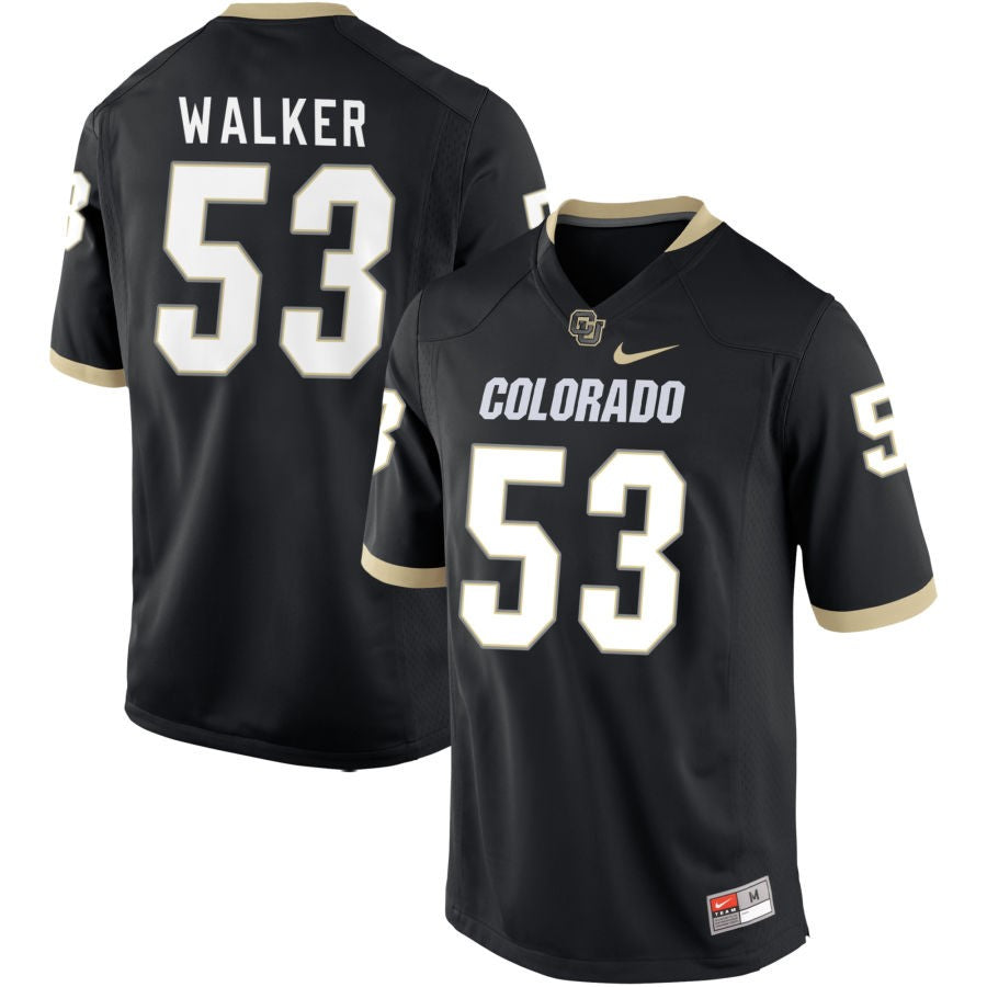 Arden Walker Men's Nike Black Colorado Buffaloes Pick-A-Player NIL Replica Football Jersey