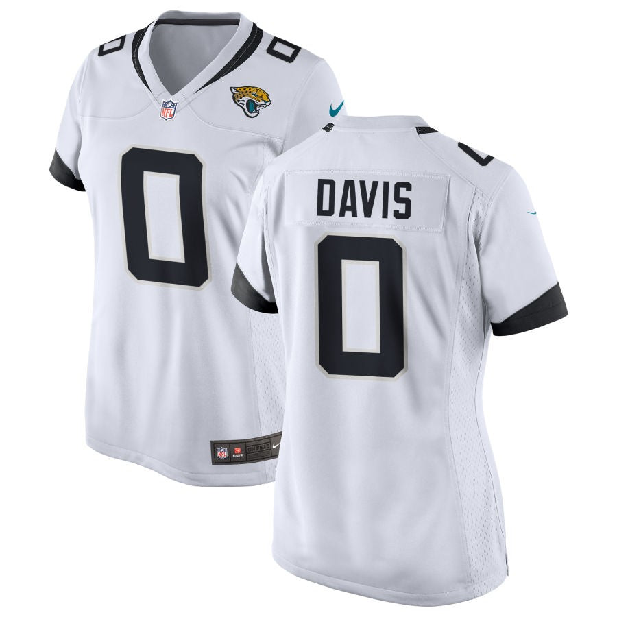 Gabe Davis Women's Nike White Jacksonville Jaguars Custom Game Jersey