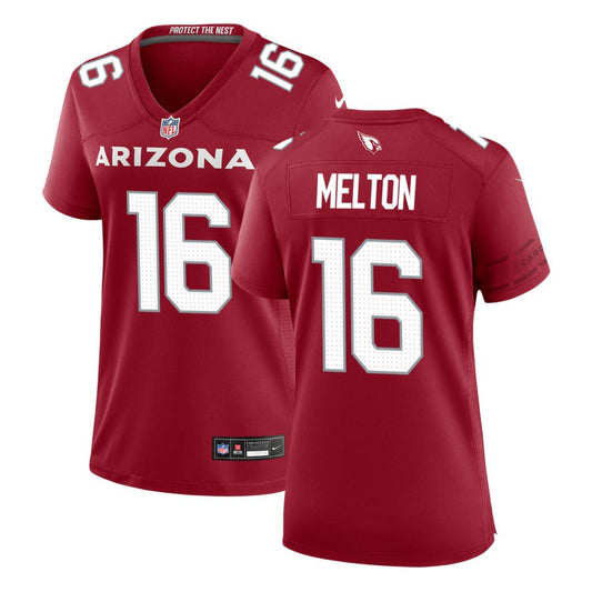 Max Melton Women's Nike Cardinal Arizona Cardinals Custom Game Jersey