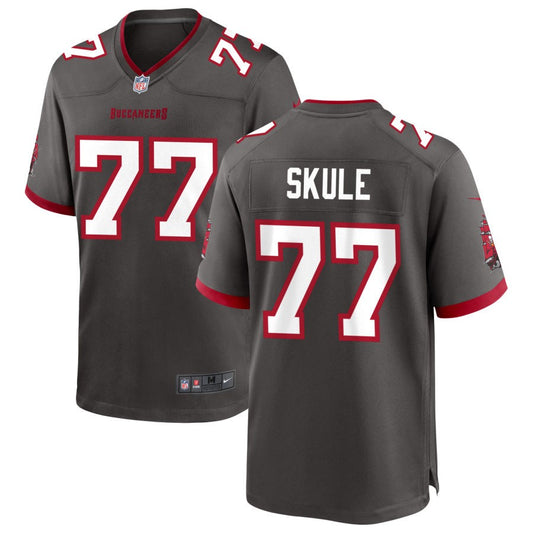 Justin Skule Men's Nike Pewter Tampa Bay Buccaneers Alternate Custom Game Jersey