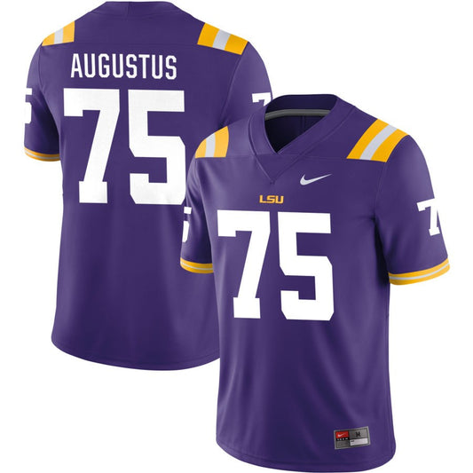 Braden Augustus Men's Nike Purple LSU Tigers Pick-A-Player NIL Replica Football Jersey