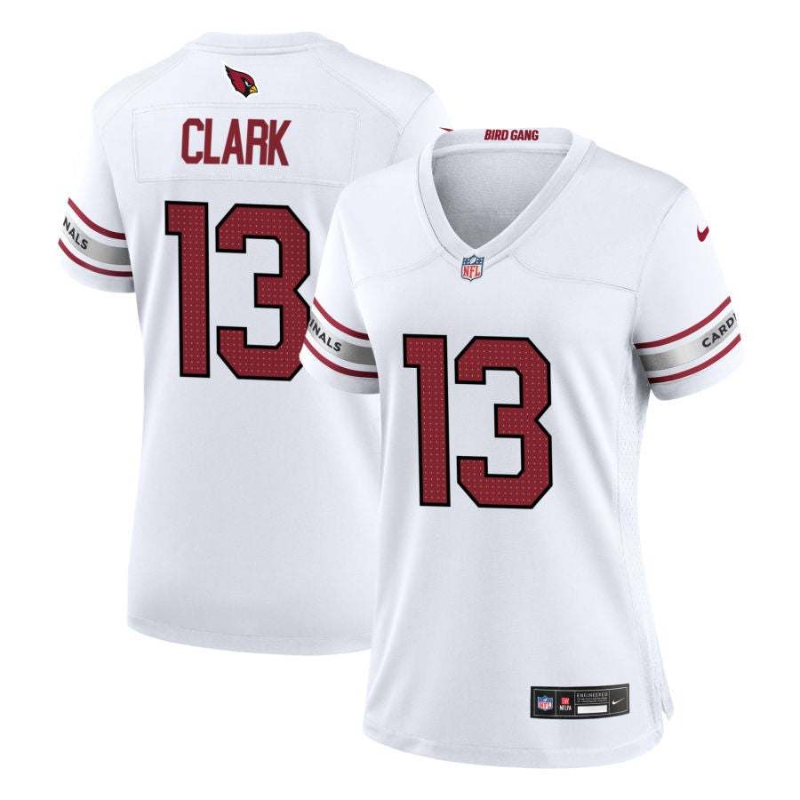 Kei'Trel Clark Women's Nike White Arizona Cardinals Custom Game Jersey