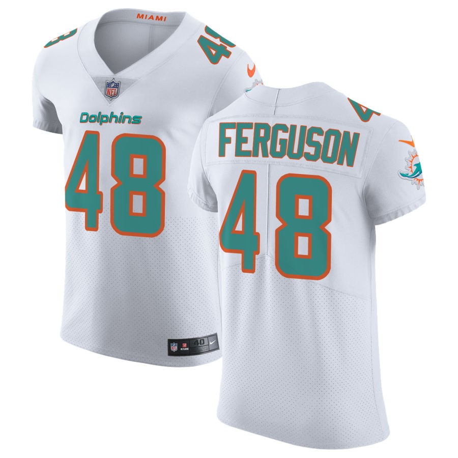 Blake Ferguson Men's Nike White Miami Dolphins Vapor Untouchable Elite Custom Jersey