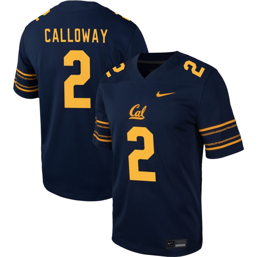Kadarius Calloway Men's Nike  Navy Cal Bears Pick-A-Player NIL Football Game Jersey