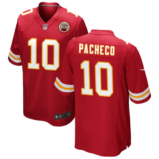 Isiah Pacheco Men's Nike Red Kansas City Chiefs Custom Game Jersey