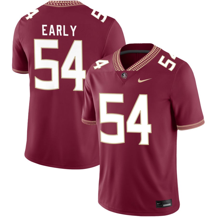 Jaylen Early Men's Nike Garnet Florida State Seminoles 2023 Pick-A-Player NIL Football Game Jersey