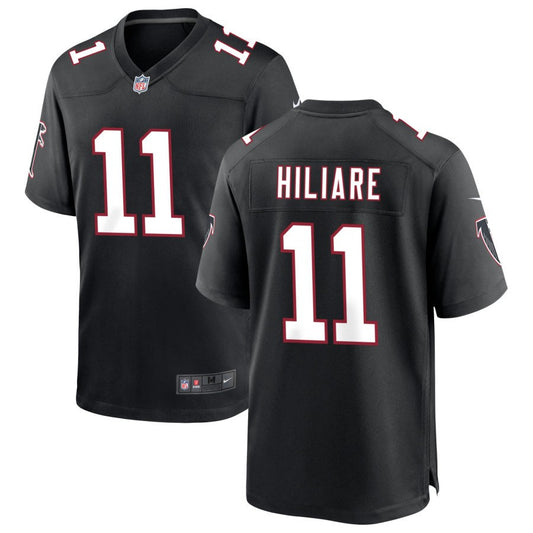 OJ Hiliare Men's Nike Black Atlanta Falcons Throwback Custom Game Jersey