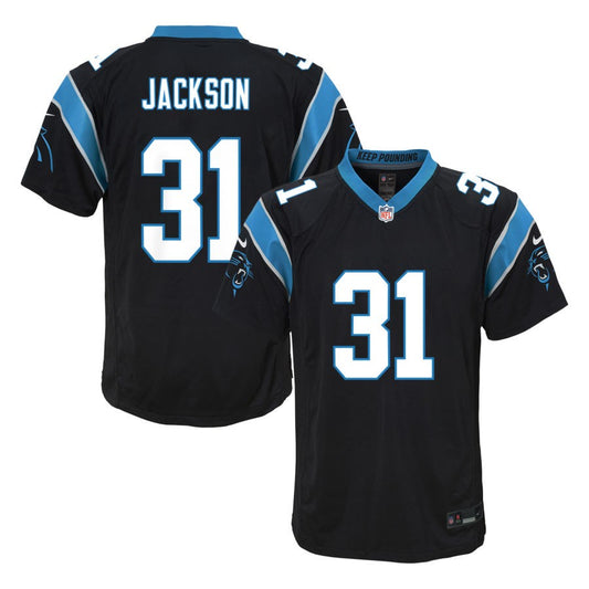 Lamar Jackson Youth Nike  Black Carolina Panthers Custom Game Jersey