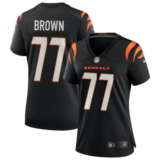 Trent Brown Women's Nike Black Cincinnati Bengals Game Custom Jersey