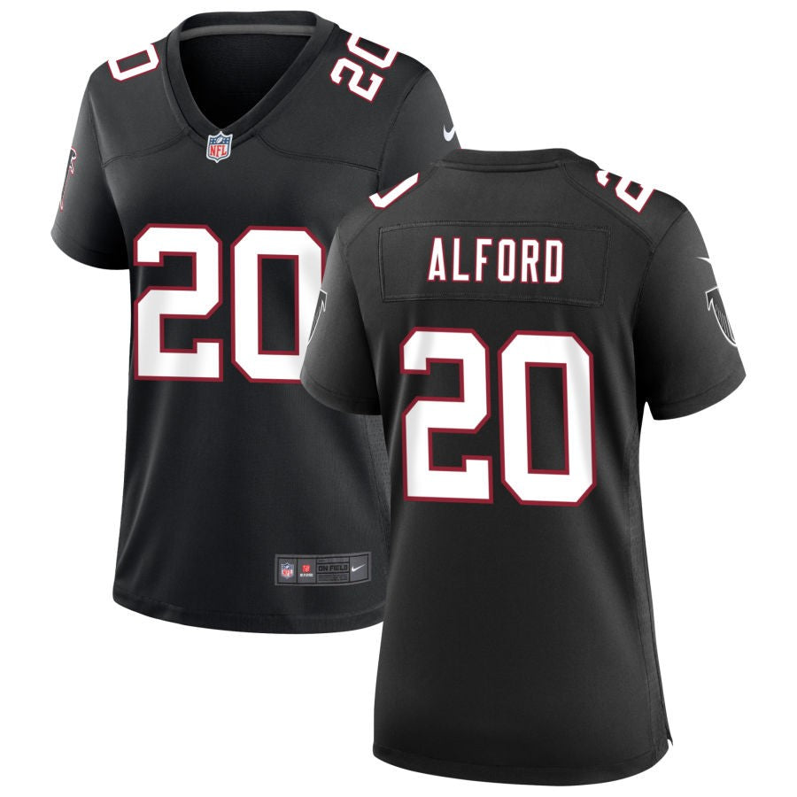 Dee Alford Women's Nike Black Atlanta Falcons Throwback Custom Game Jersey