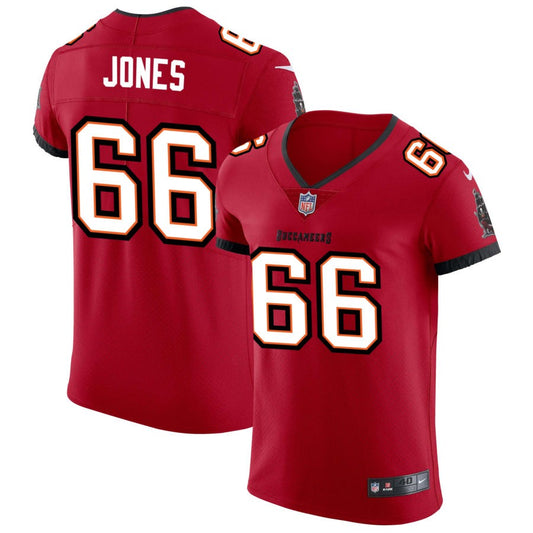 Avery Jones Men's Nike Red Tampa Bay Buccaneers Vapor Elite Custom Jersey