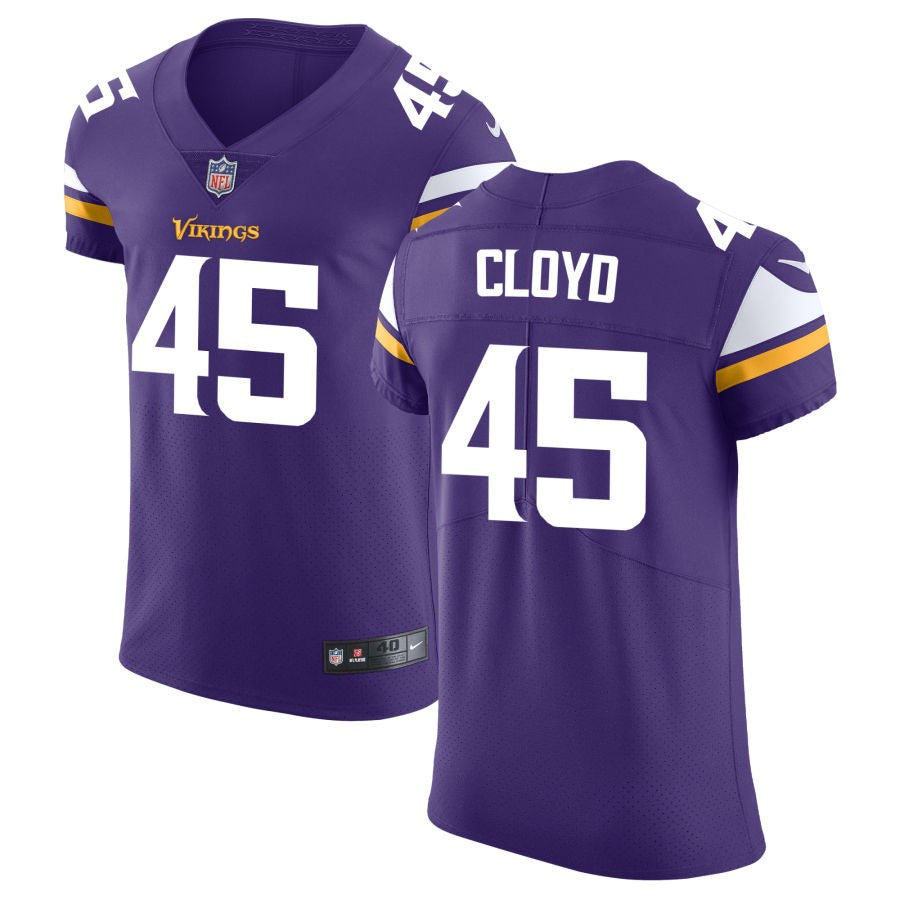 K.J. Cloyd Men's Nike Purple Minnesota Vikings Vapor Untouchable Custom Elite Jersey