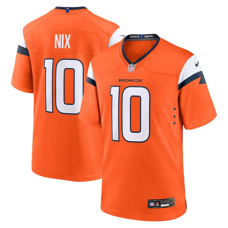 Bo Nix Denver Broncos Nike 2024 NFL Draft First Round Pick Player Game Jersey