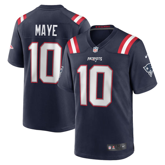 Drake Maye New England Patriots Nike 2024 NFL Draft First Round Pick Player Game Jersey - Navy