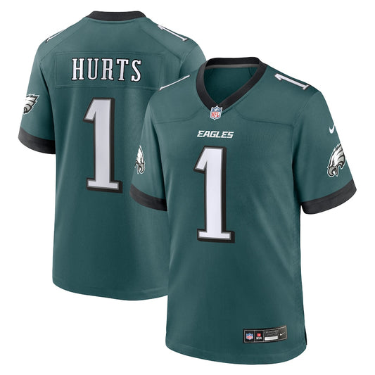 Jalen Hurts Philadelphia Eagles Nike Team Game Jersey - Midnight Green