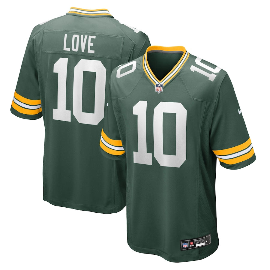 Jordan Love Green Bay Packers Nike Player Game Jersey - Green