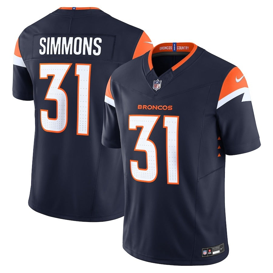 Justin Simmons Denver Broncos Nike Vapor F.U.S.E. Limited Jersey