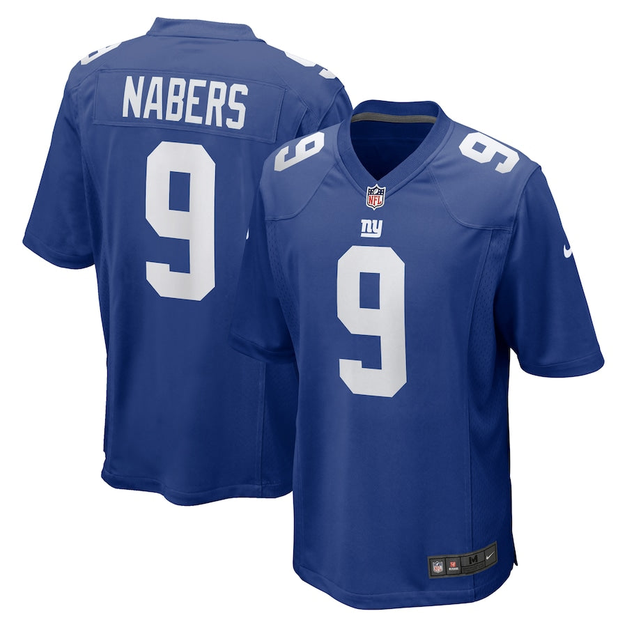 Malik Nabers New York Giants Nike 2024 NFL Draft First Round Pick Player Game Jersey - Royal