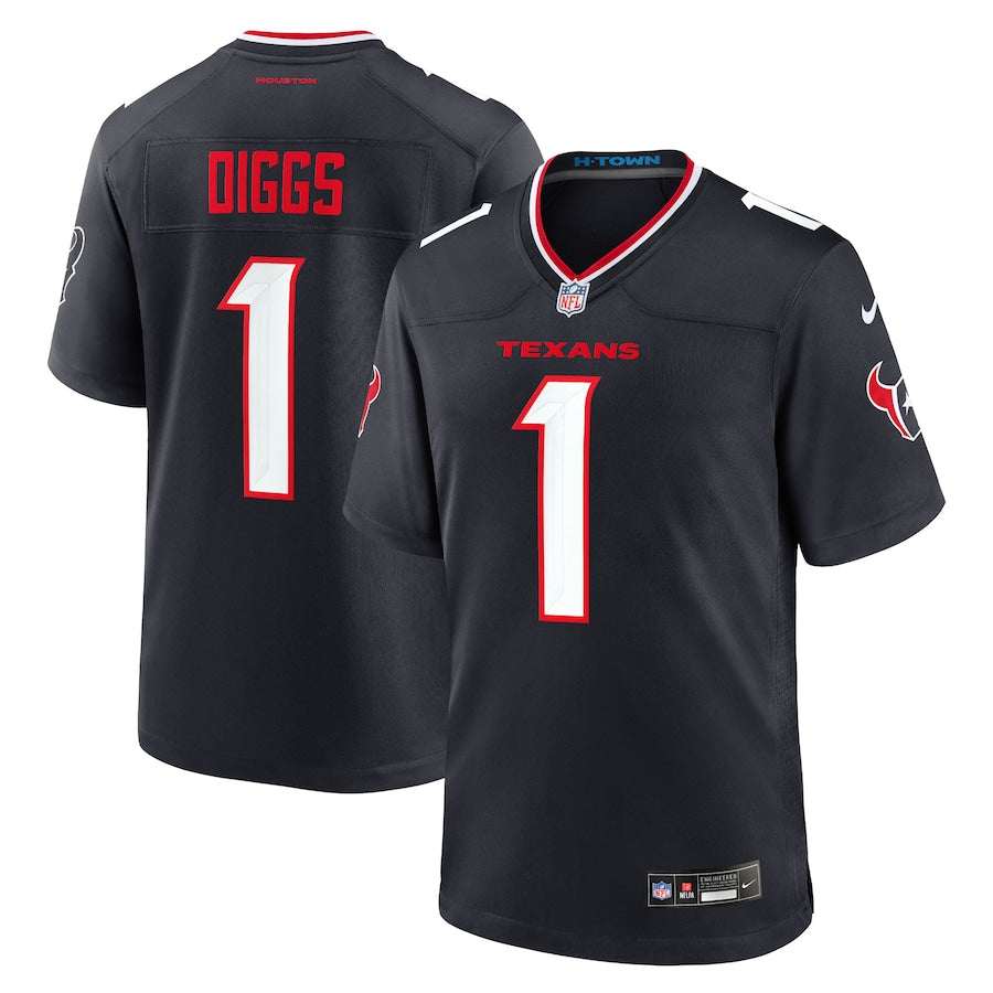 Stefon Diggs Houston Texans Nike Game Jersey - Navy