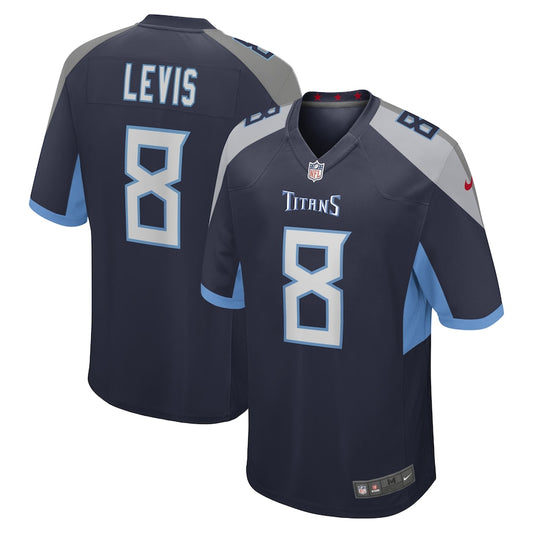 Will Levis Tennessee Titans Nike 2023 NFL Draft Pick Game Jersey - Navy