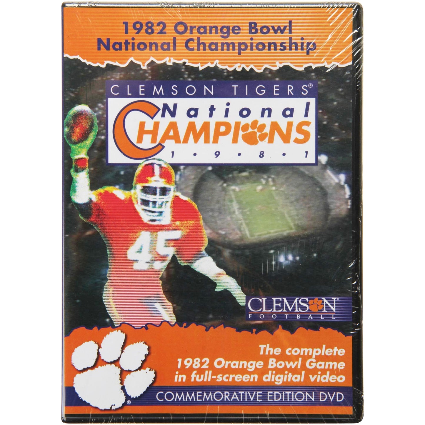 Clemson Tigers 1982 Orange Bowl Championship Game DVD