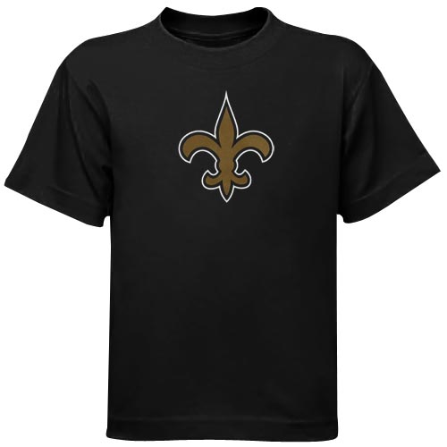 New Orleans Saints Preschool Team Logo TShirt Black