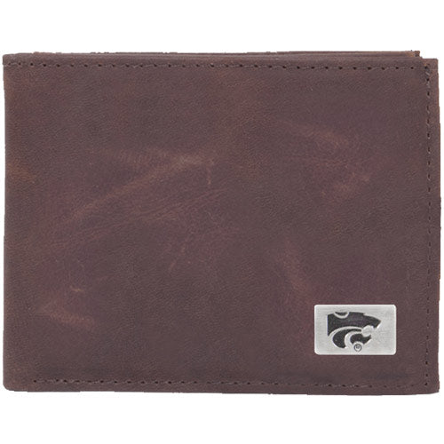 Kansas State Wildcats Leather Concho Billfold Wallet