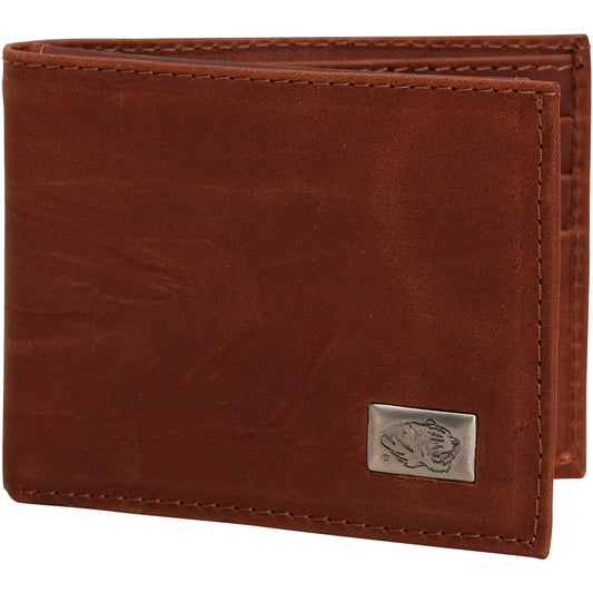 Missouri Tigers Leather Billfold w/ Concho