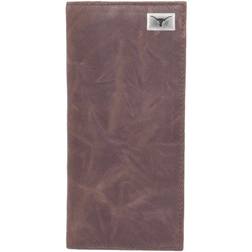 Texas Longhorns Leather Concho Secretary Wallet