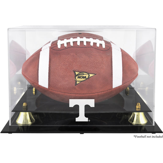 Tennessee Volunteers Golden Classic Logo Football Display Case with Mirror Back