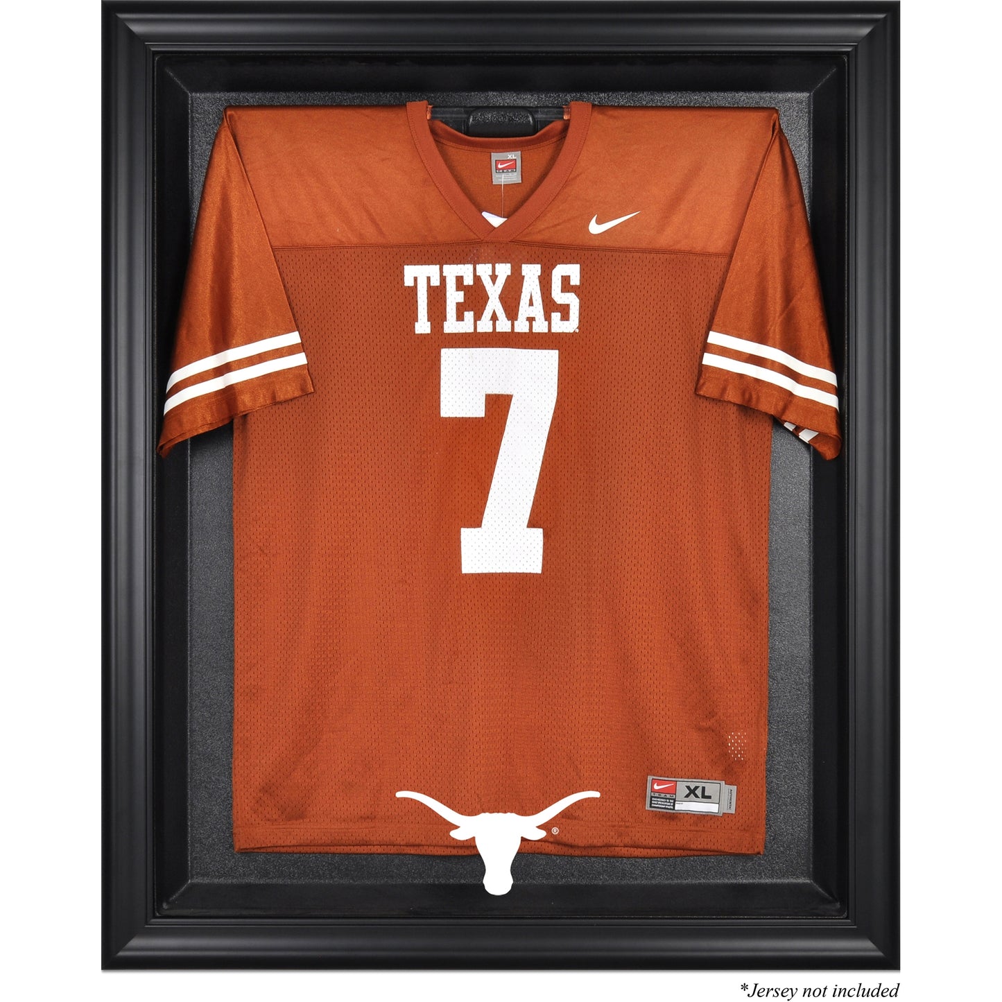 Texas Longhorns Black Framed Logo Jersey Display Case