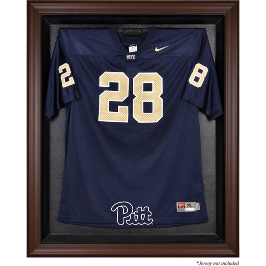 Pittsburgh Panthers Brown Framed Logo Jersey Display Case