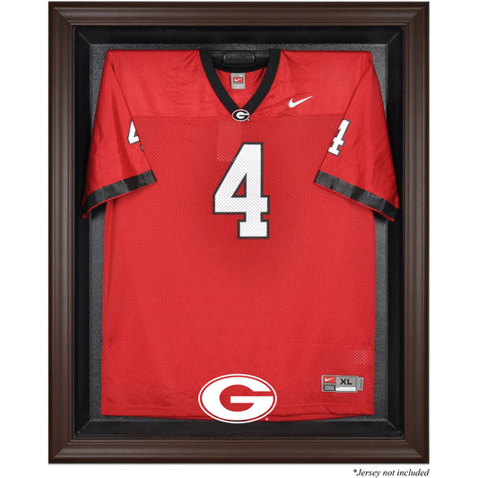 Georgia Bulldogs Brown Framed Logo Jersey Display Case